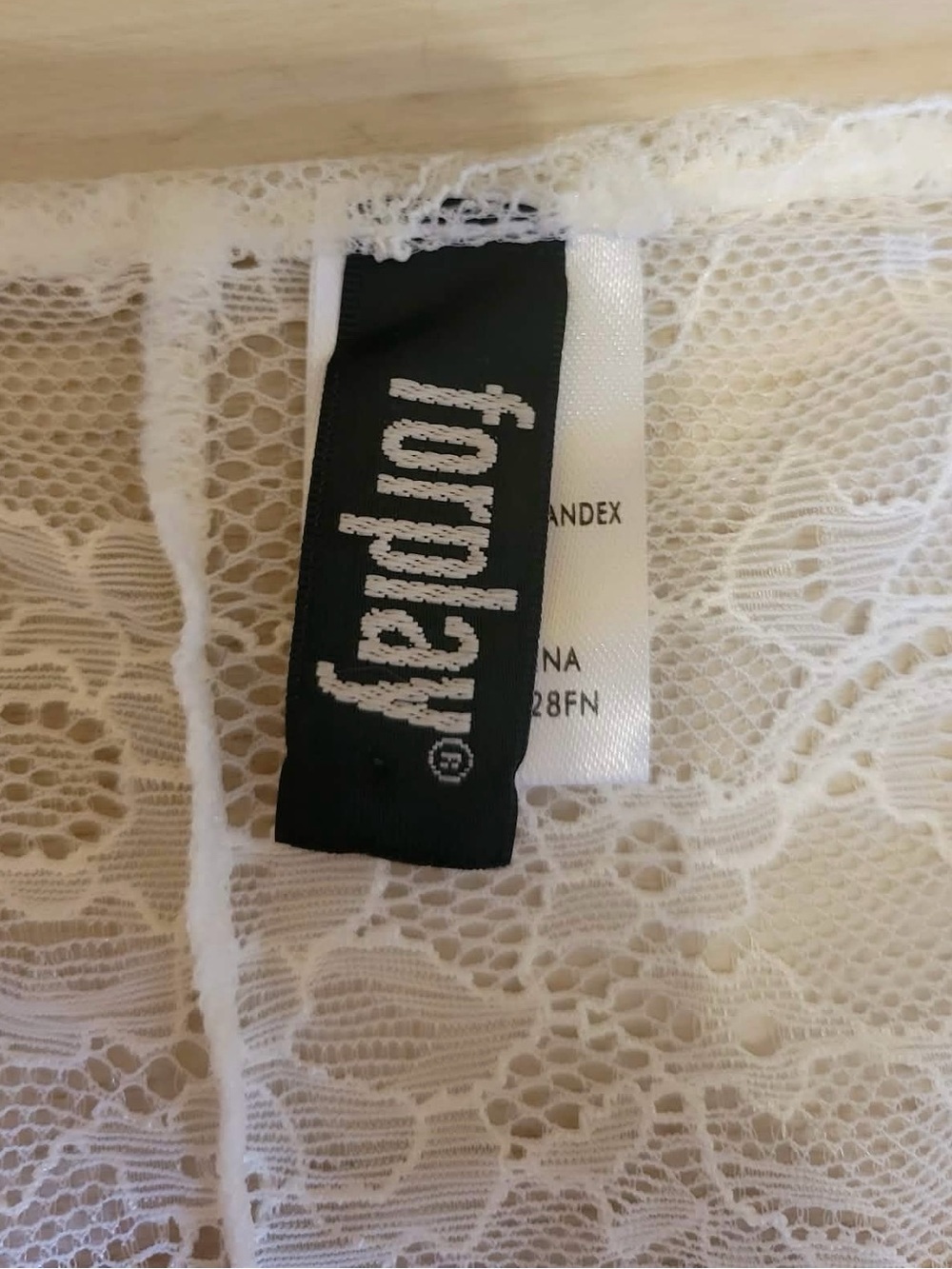 Lace Tie-Front Robe - Picture 4 of 6